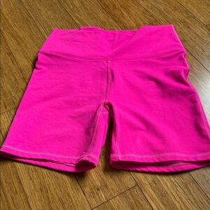 Fabletics Hot Pink Bike Shorts